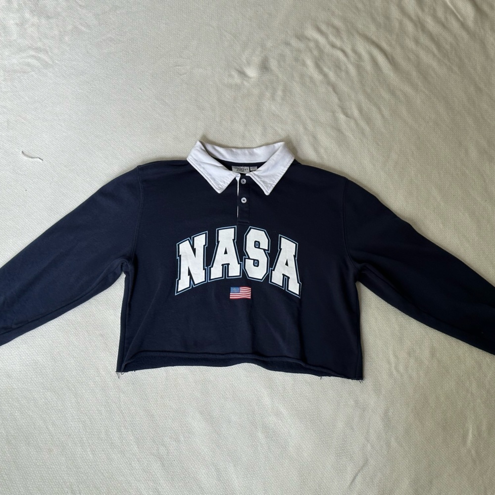 Nasa Cropped Shirt